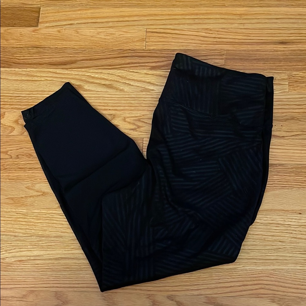 Black Patterned Leggings